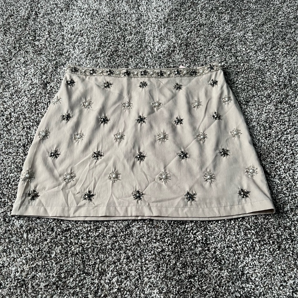 Beaded mini skirt size small